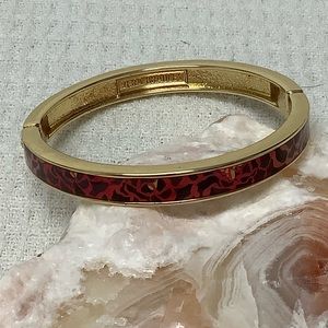 🌸Vera Bradley Print Hinged Bangle